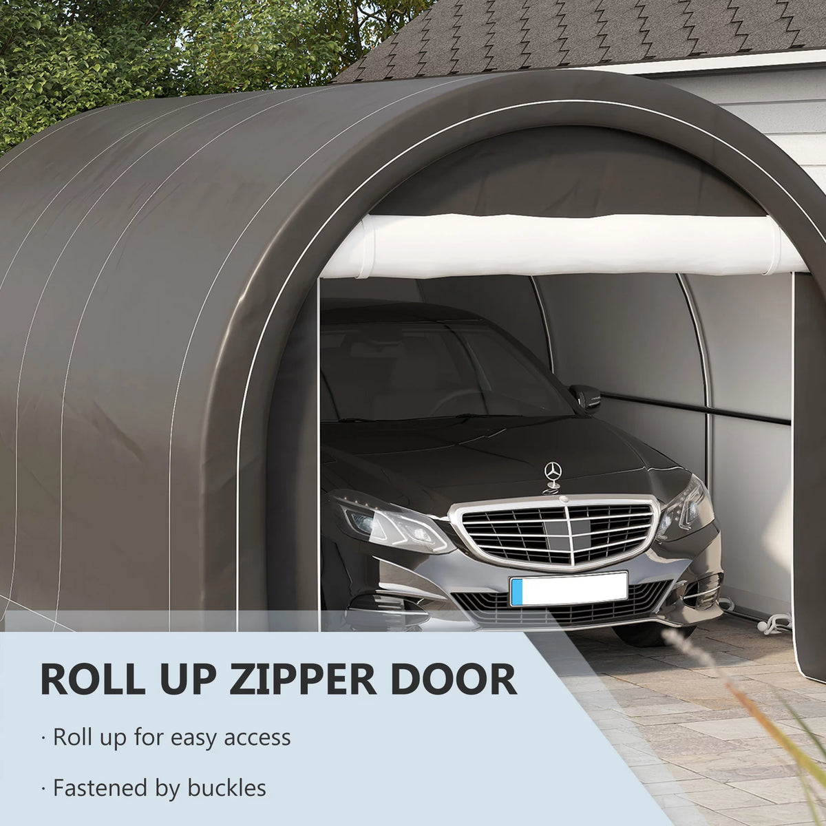 10' x 16' Anti-UV PE Carport Storage Tent C980