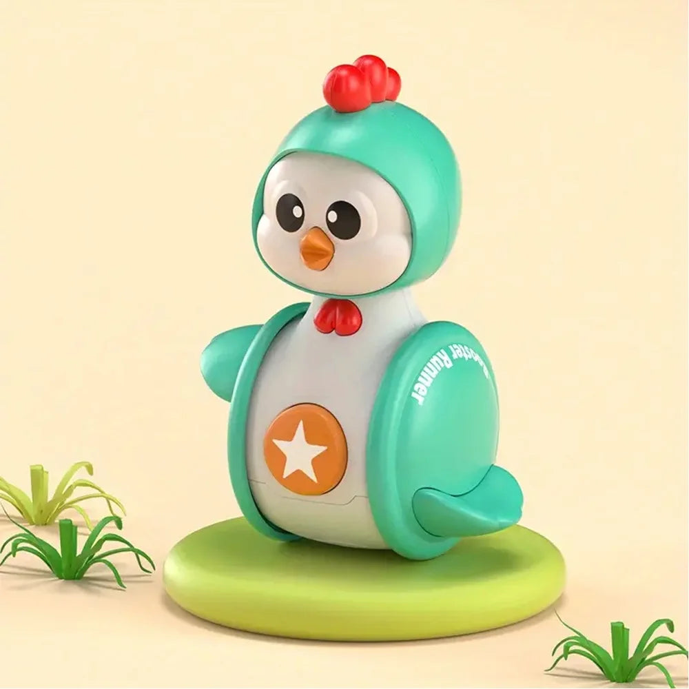 3Pcs Musical Cartoon Tumbler Toys for Baby Toddlers U162284
