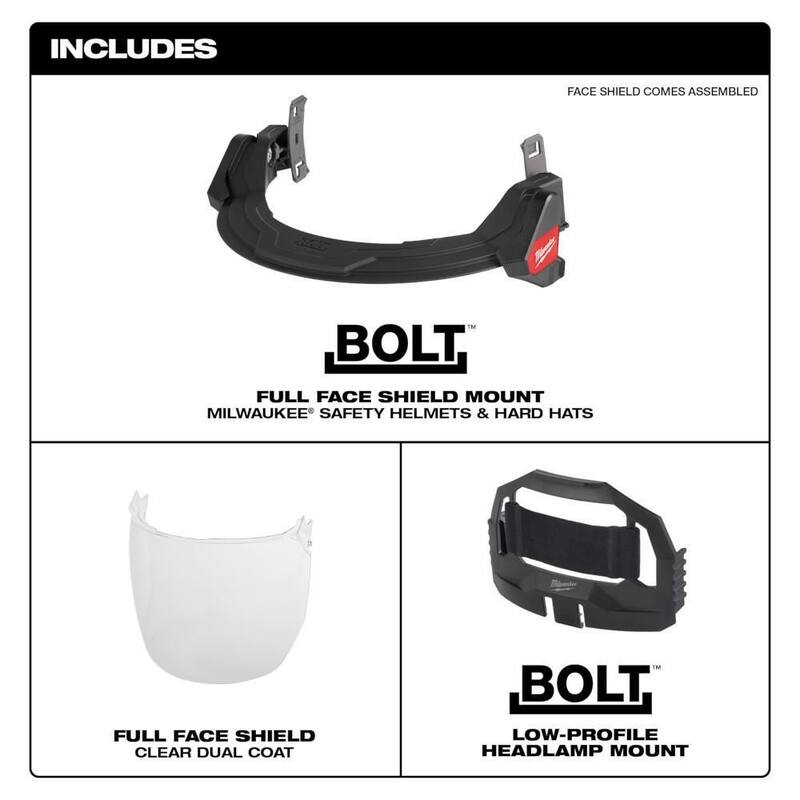 Clear Dual Coat Lens Full Face Shield G422