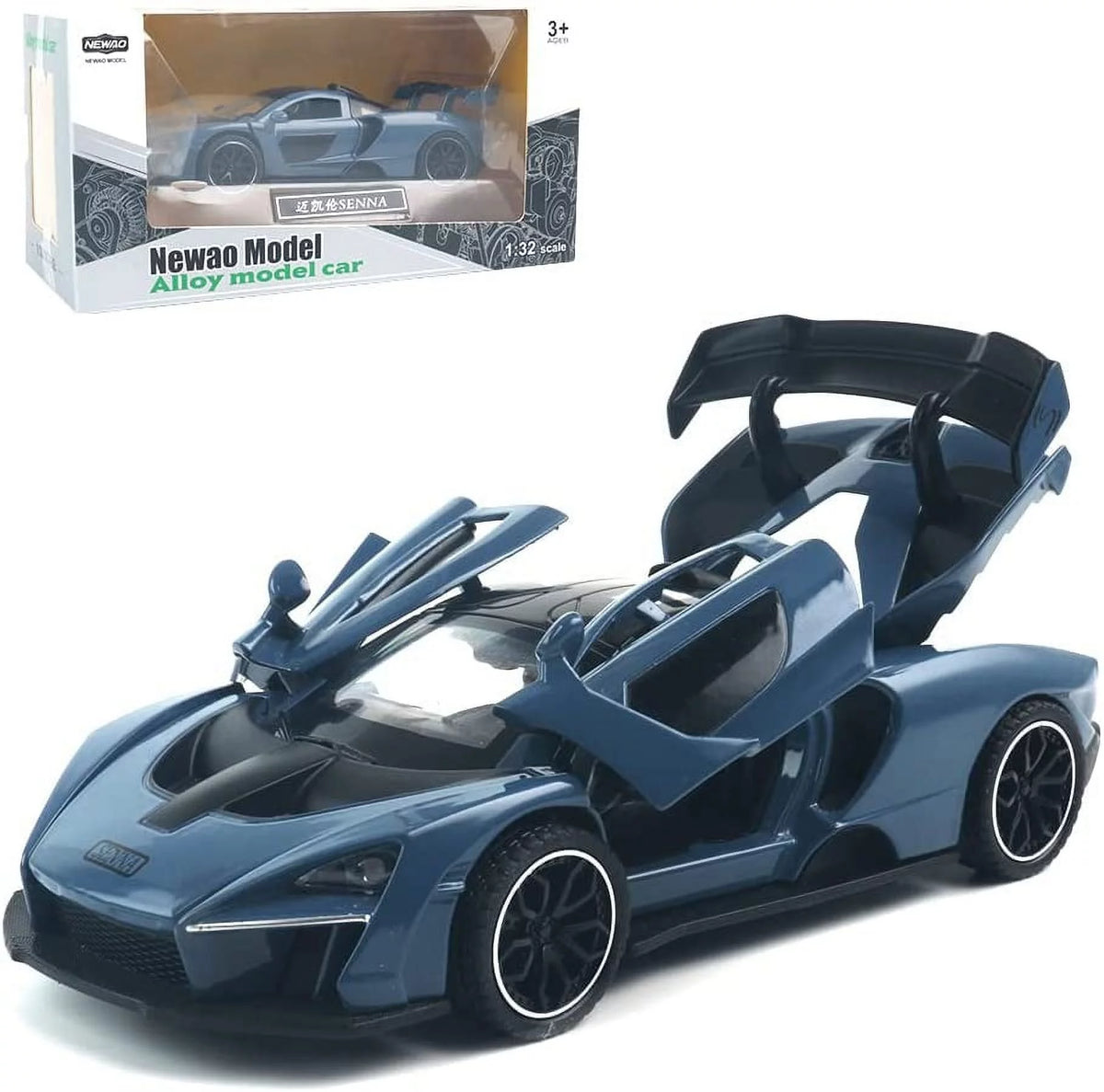 1:32 Scale Die-casting Toy Car with Light and Music Y73906