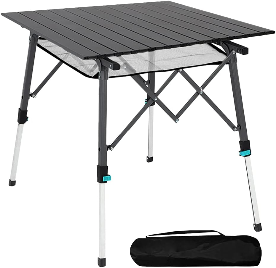 Portable Folding Camping Table with Aluminum Legs P3724