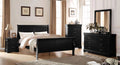Black Queen 5pcs Bedroom Set I7880