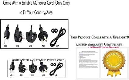 15V AC/DC Adapter Power Supply Cord Cable Charger M344736