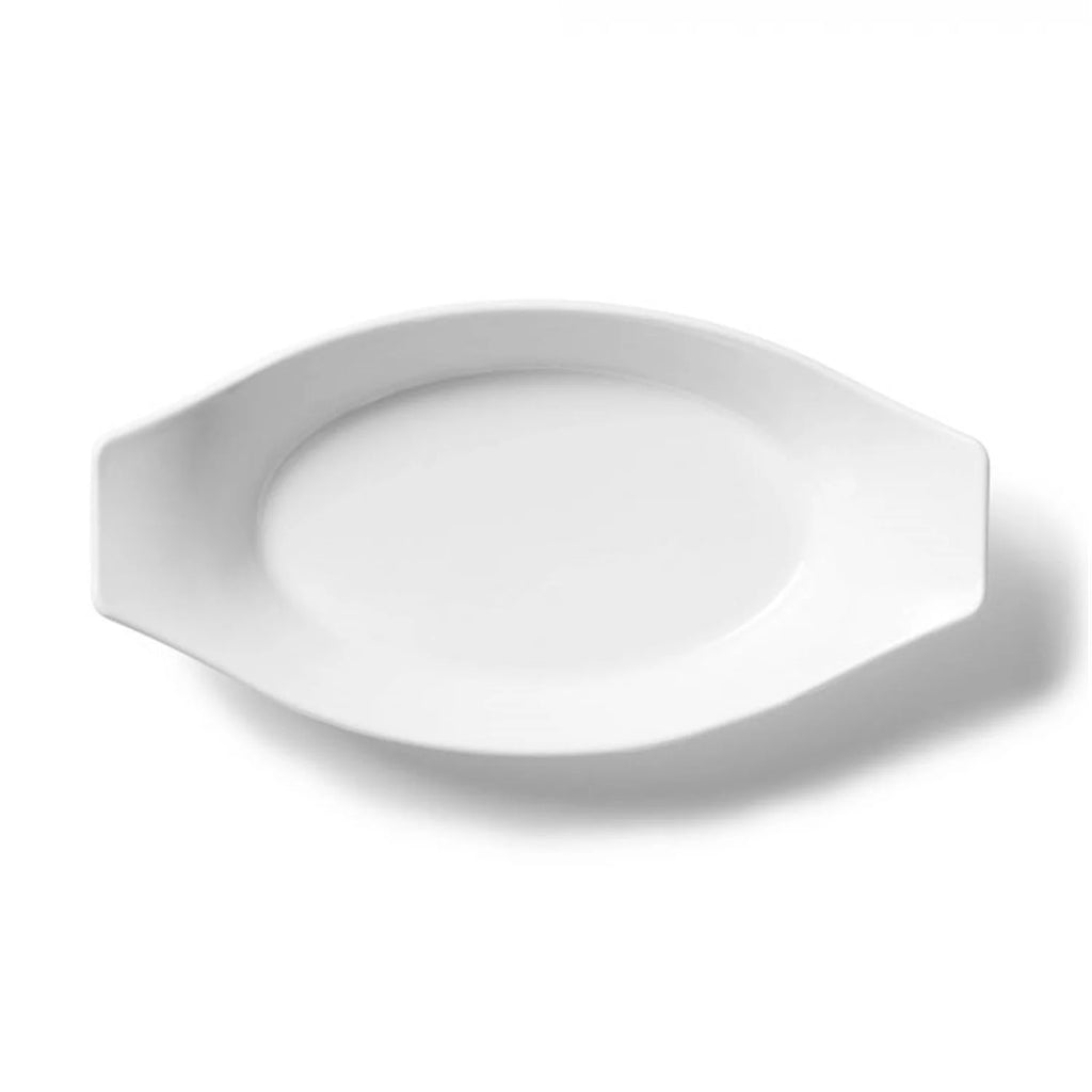Set of 2 White Porcelain Gratin Dishes H675