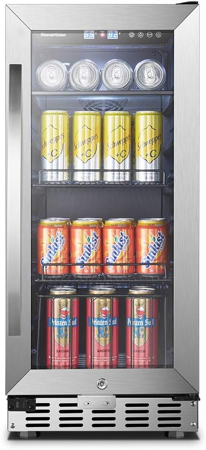24 Inch 110 Cans Built-in Beverage Cooler Refrigerator Z966673