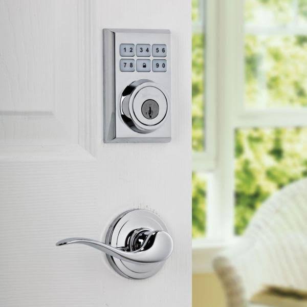 Polished Chrome Contemporary Deadbolt E15858