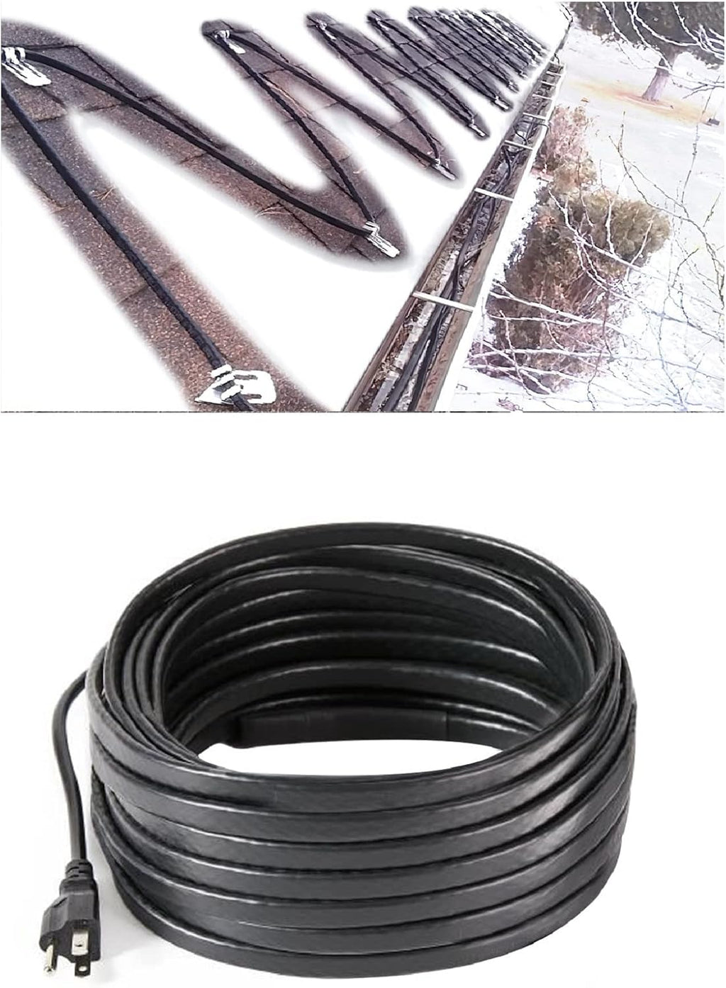 140 feet 8 Watts Per Foot Roof Snow De-Icing Heating Cable R431