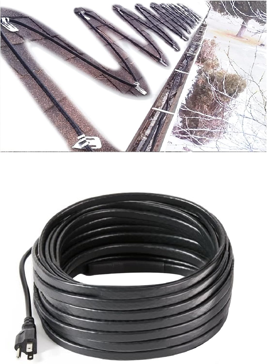 140 feet 8 Watts Per Foot Roof Snow De-Icing Heating Cable R431
