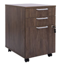 3-Drawer Mobile Pedestal File, Espresso P512772