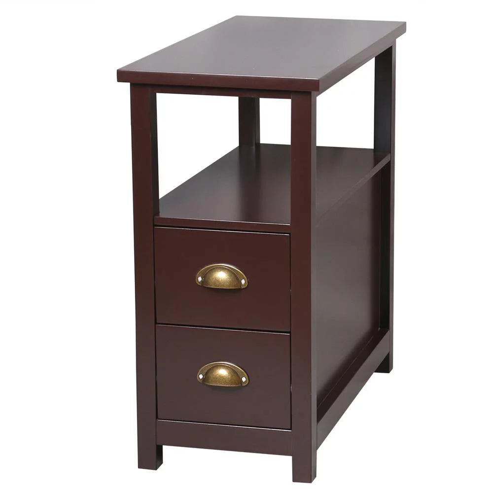 Brown Narrow End Table Y58449