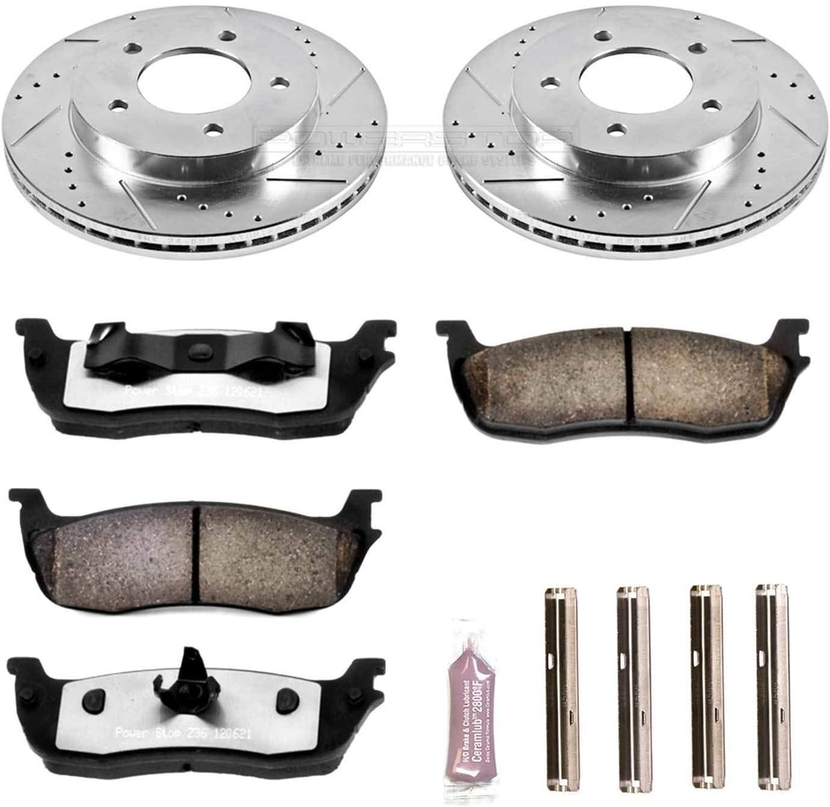 Front Carbon Fiber Ceramic Brake Kit W80730