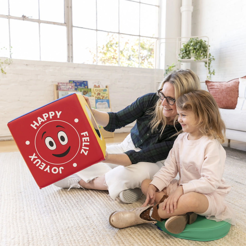 SoftZone Emotion Cube with Mirror Sensory Toy I8420