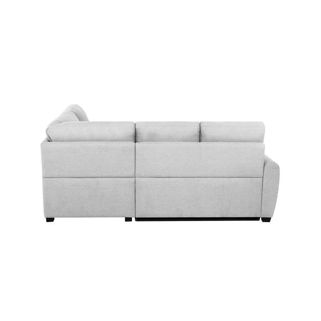 Ivory Convertible Sofa U649392