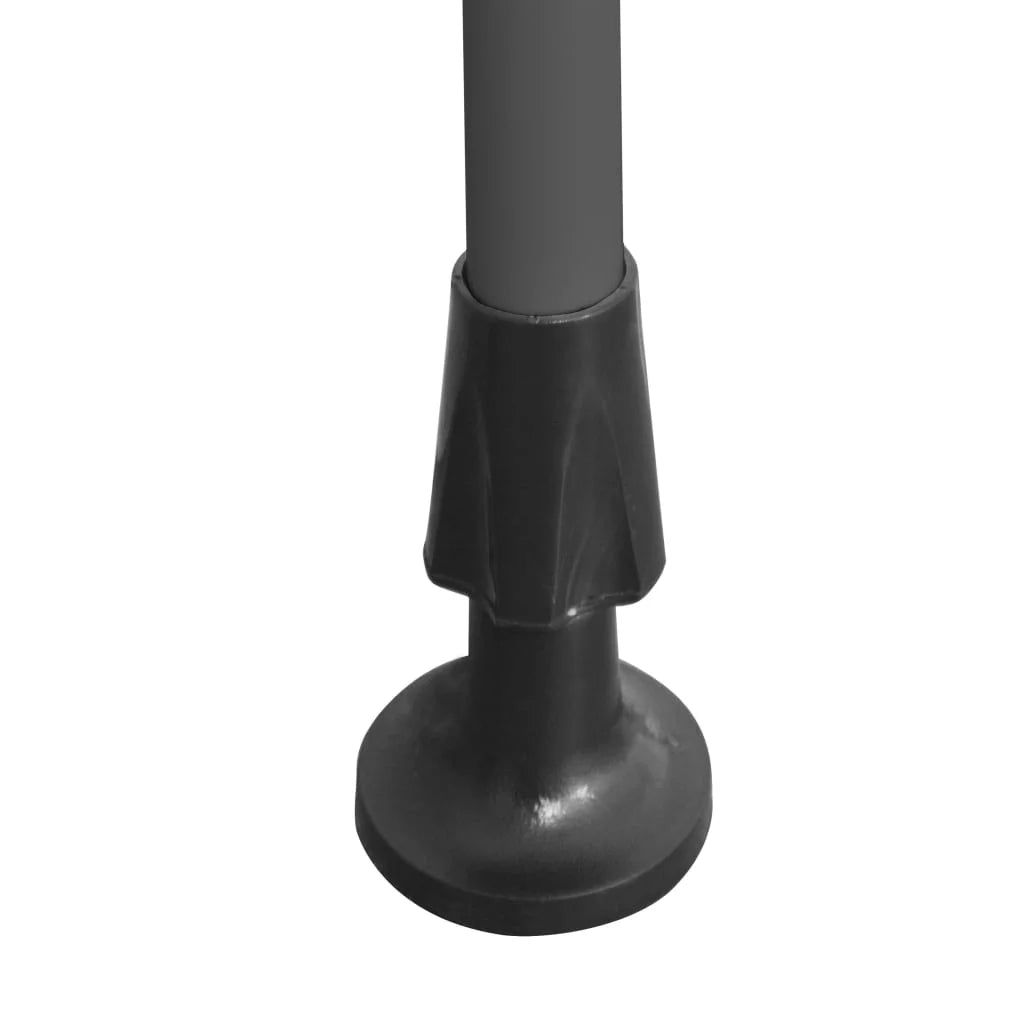 78.7" Anthracite Manual Retractable Awning with LED V4114