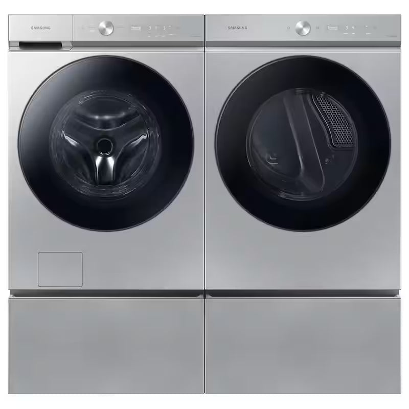 7.6 cu. ft. Vented Smart Electric Dryer in Silver Steel F142