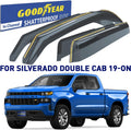 4pcs Shatterproof in-Channel Window Deflectors for Trucks W332985