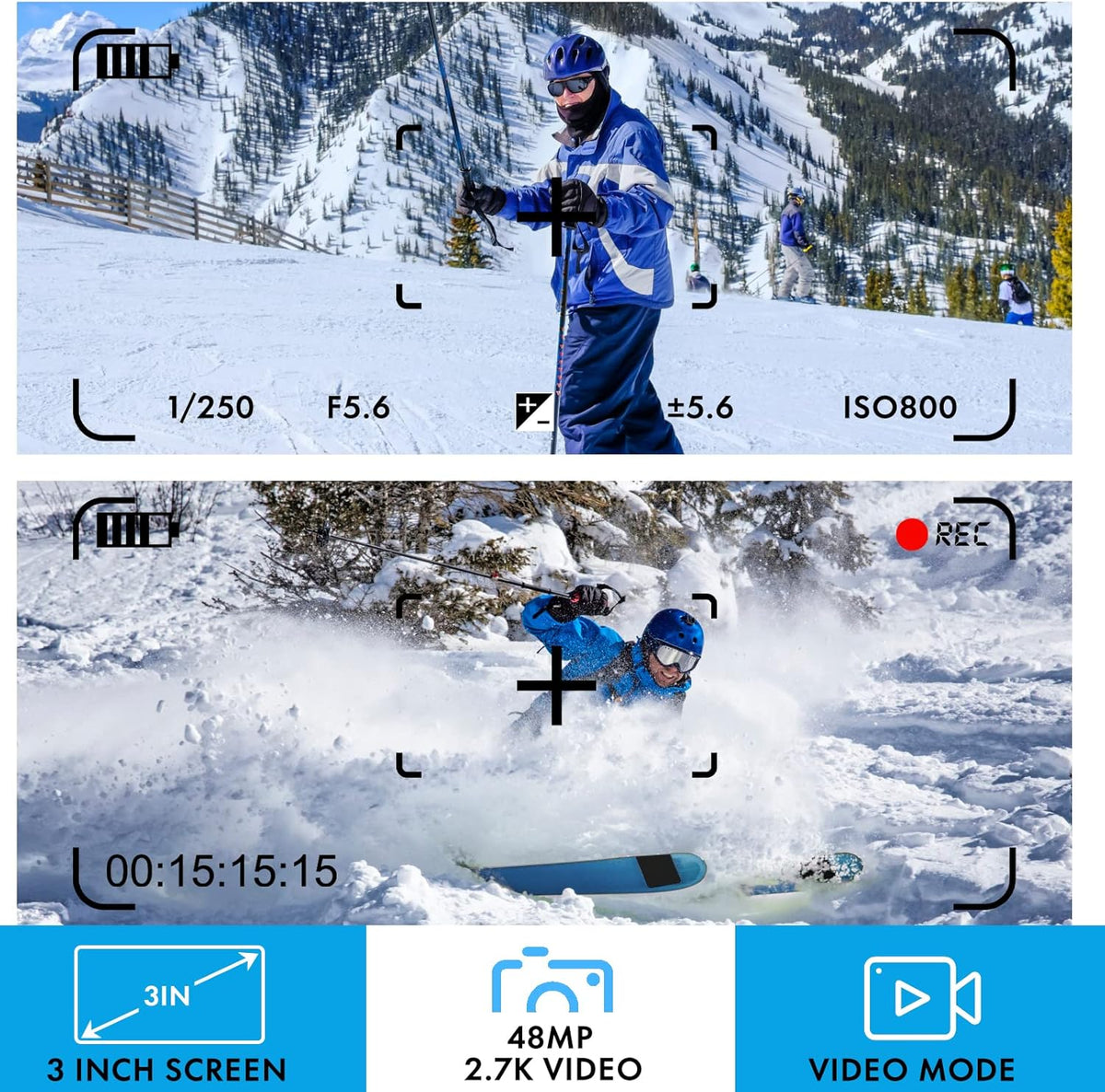 4K 48MP Compact Camera with 32G SD Card O125222