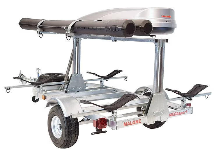 Low Bed Trailer package with Spare, MegaWings, Cargo Box, Rod Tubes U58522
