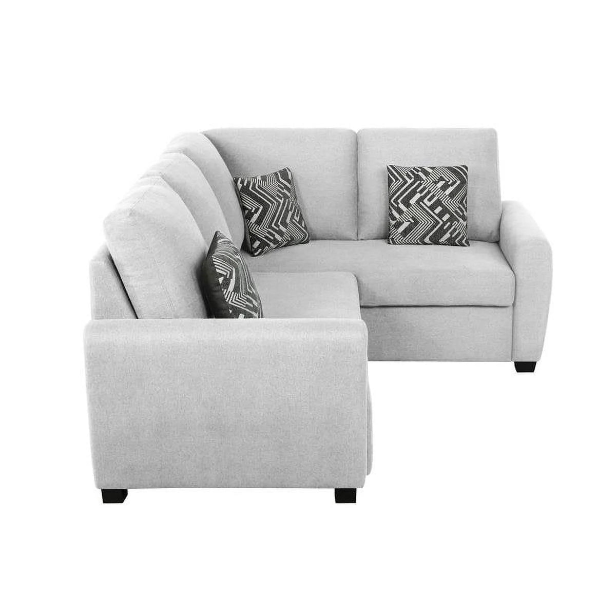 Ivory Convertible Sofa U649392