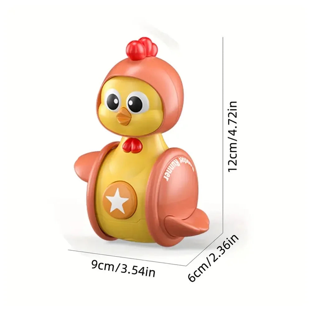 3Pcs Musical Cartoon Tumbler Toys for Baby Toddlers U162284
