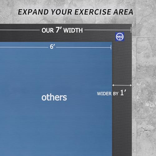 Extra Large Non-Slip 7mm Workout Mat W563094