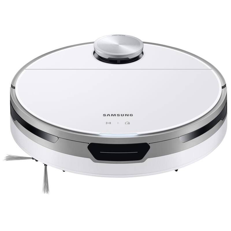 White Robotic Vacuum Cleaner with Automatic Emptying H302636