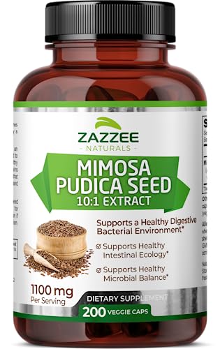 Mimosa Pudica Seed 10:1 Extract 200 Vegan Capsules 1100 mg U470