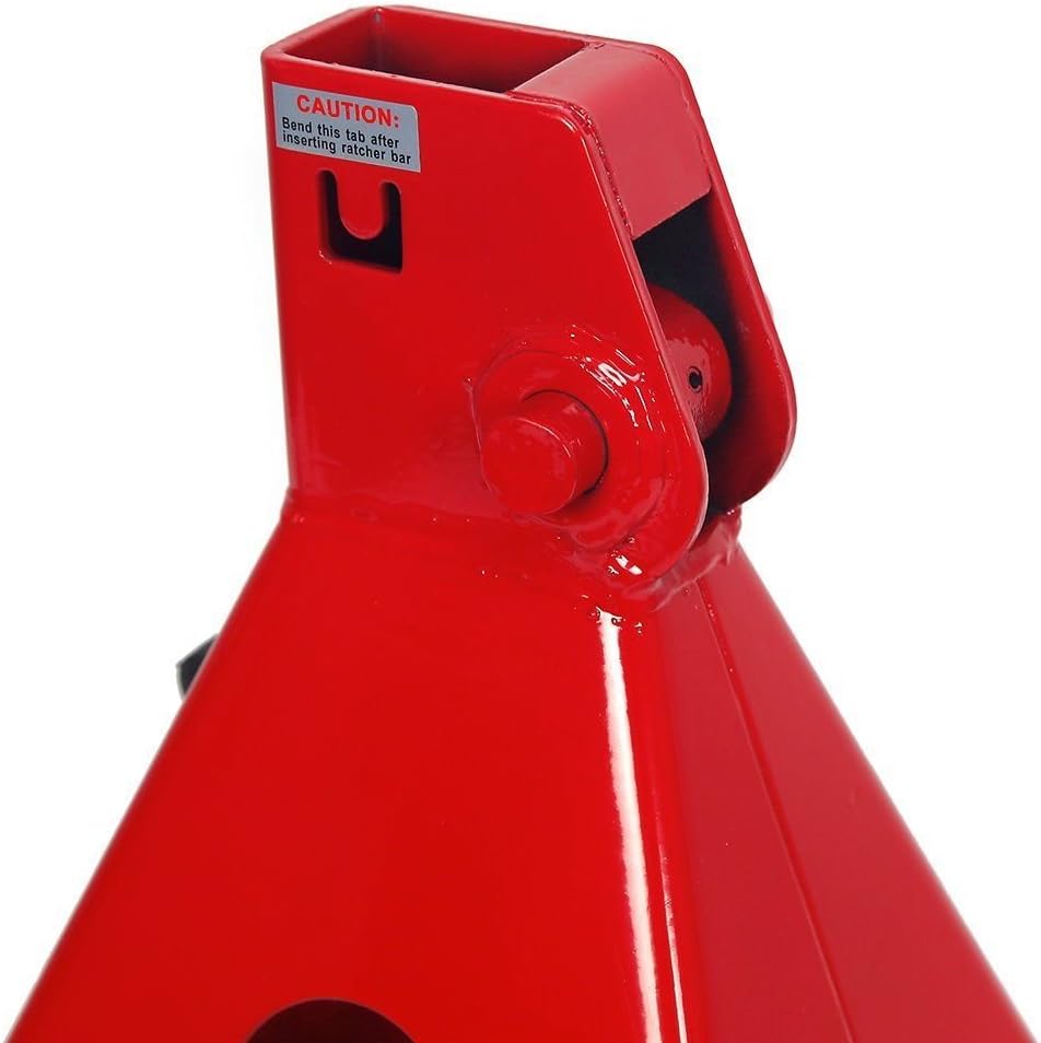 2PC Jack Stand 12-Ton Capacity Adjustable Height Self-Locking Ratchet U824772