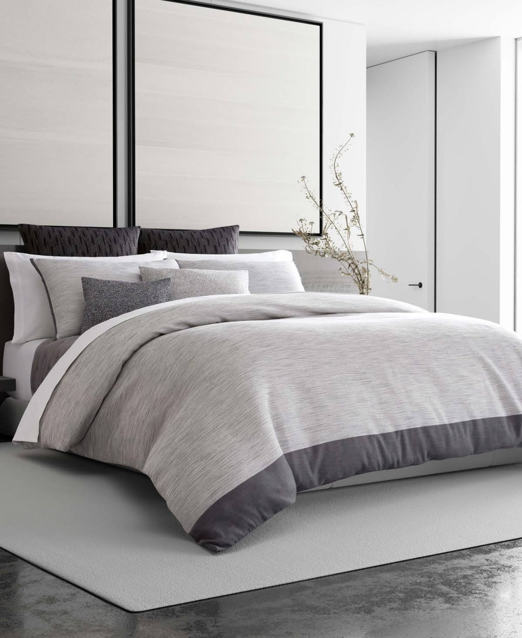 Gray Queen Duvet Cover R743