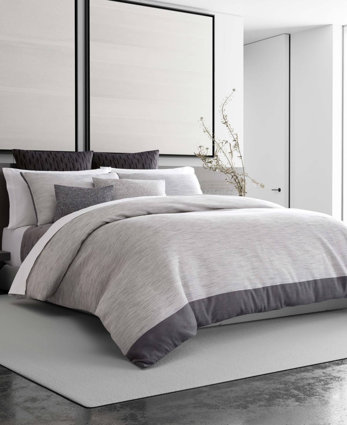 Gray Queen Duvet Cover R743