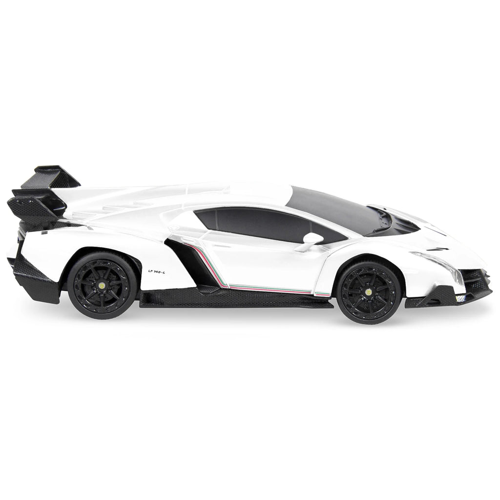 White RC Lamborghini Veneno Sport Racing Car with 2.4GHz Remote Control H40840