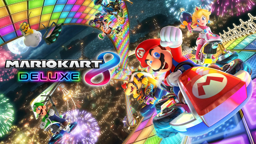Mario Kart 8 Deluxe & 3 Month Membership, Nintendo Switch O6444