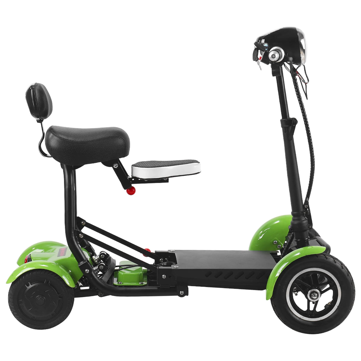 Blue 4 Wheel Foldable Electric Mobility Scooter Y849038