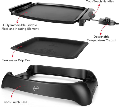 1000 Watt Non-Stick Electric Griddle W11713