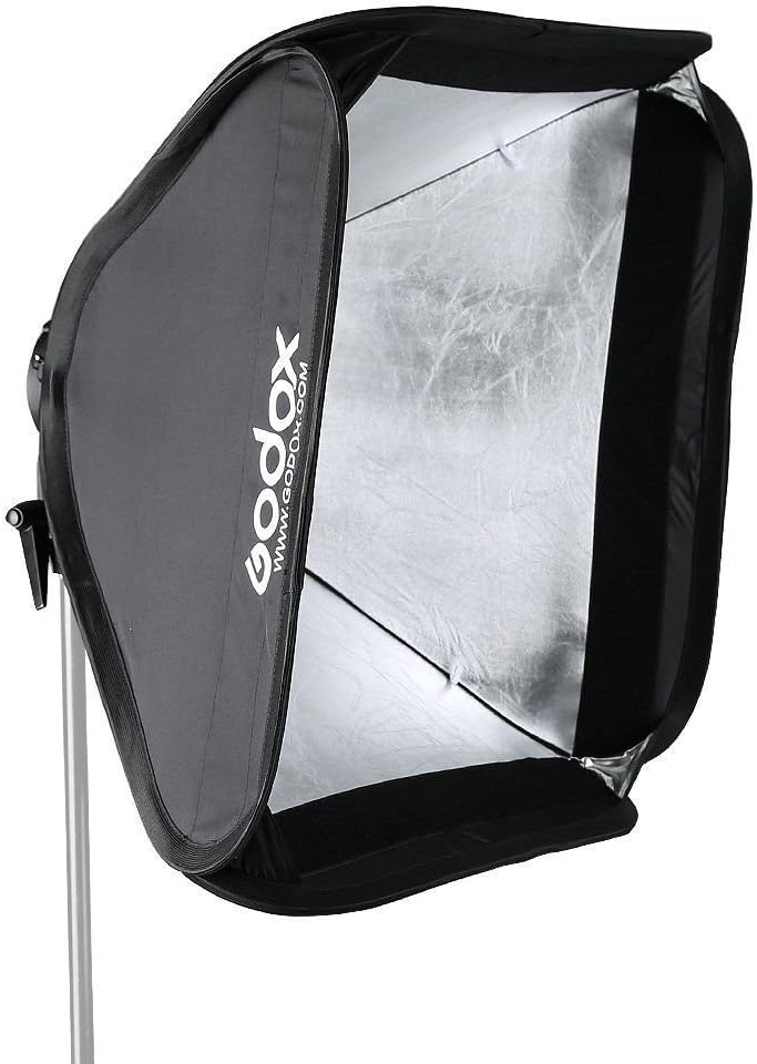 24"x 24" 60cmx60cm Foldable Universal Softbox with S Style Speedlite Bracket Pack of 2 J817614