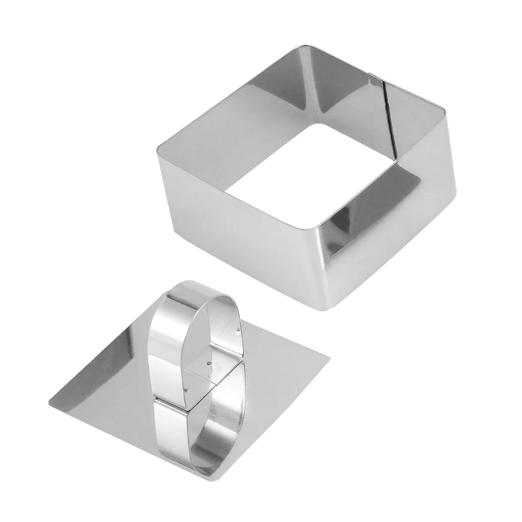 Silver Square Baking Pan Rectangular Mold Cookie Molds G7143