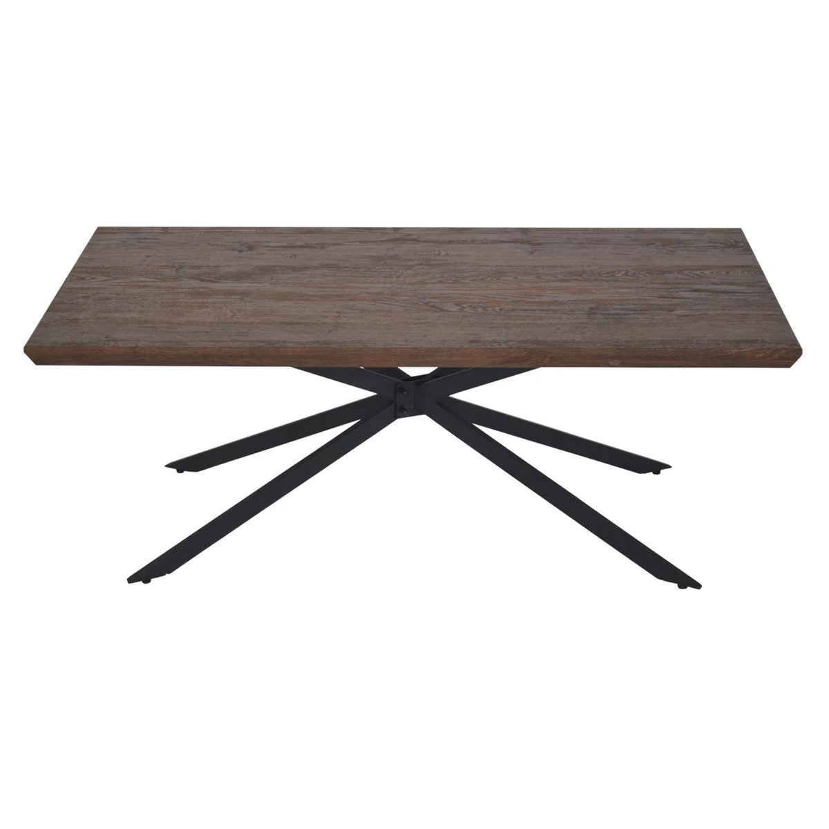 Round Mango Wood Coffee Table with Nesting Basket Frame B4548