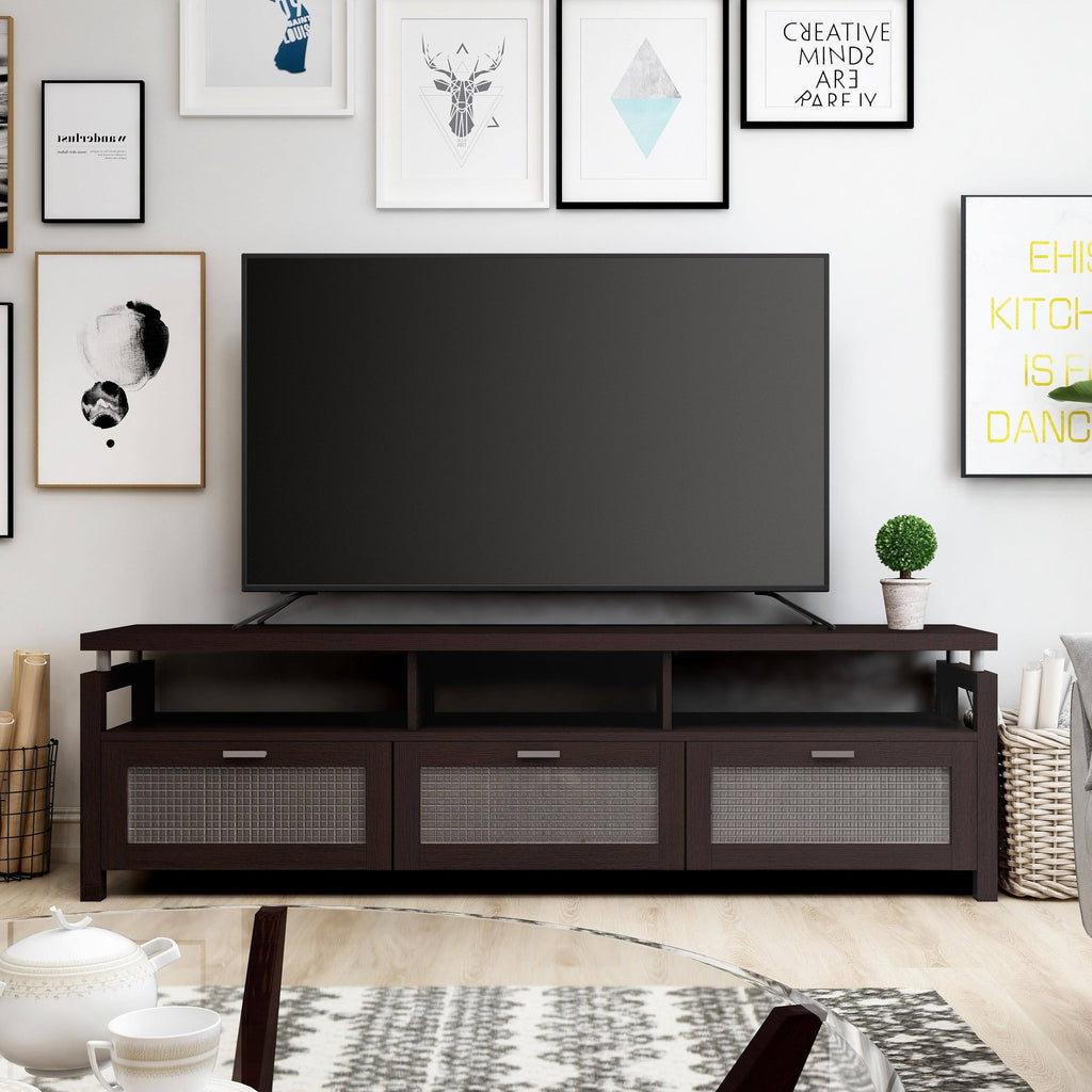 Espresso Wood TV Console R4781