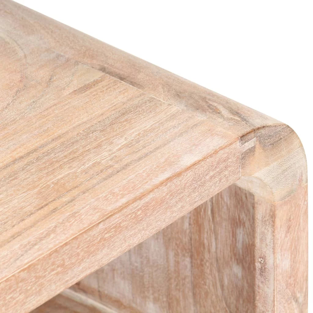 Solid Acacia Wood Bedside Table S596