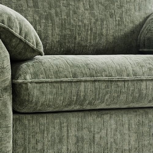 Oversized Green Chenille Accent Chair X94970