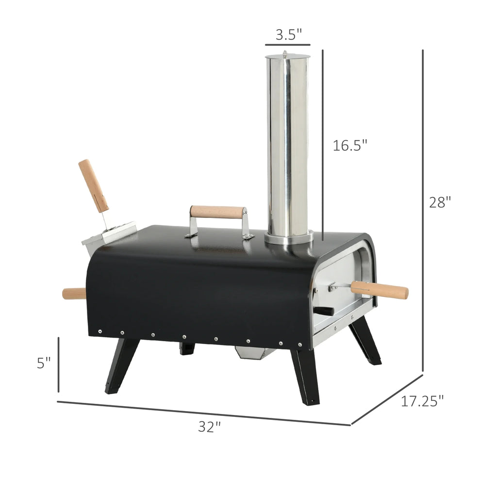 Outdoor Pizza Oven with Rotating Stone Z9272