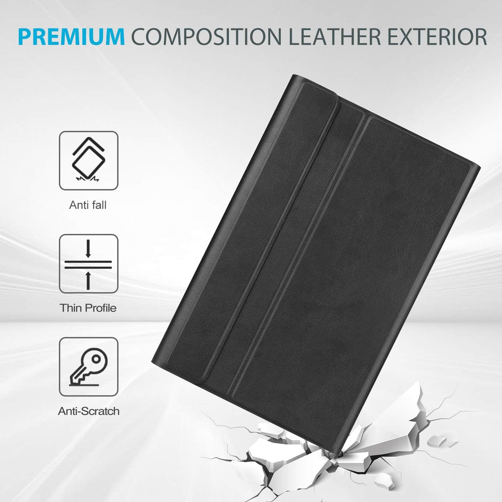 Slim PU Leather Keyboard Case for Surface Go 3 with Detachable Wireless Keyboard C9475