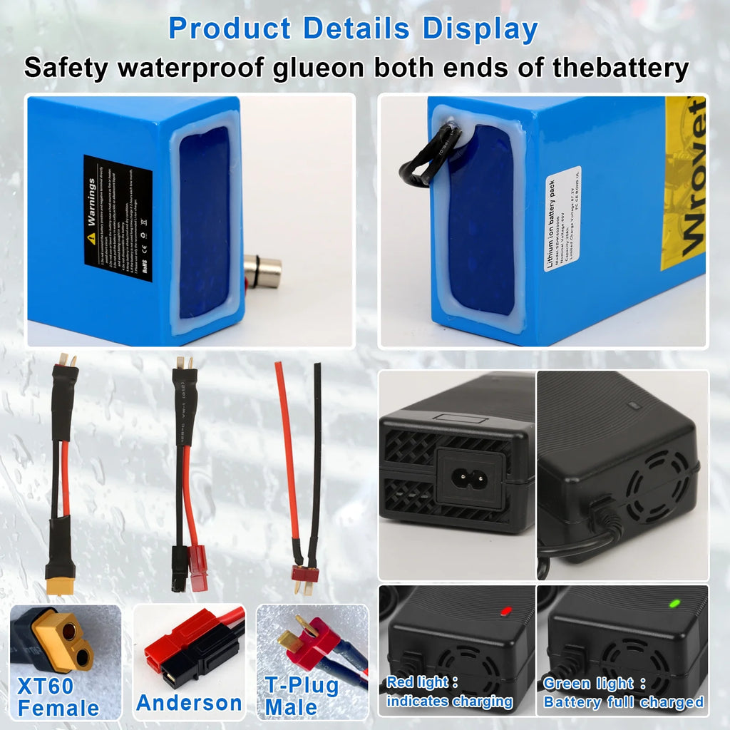 60V 20Ah Lithium Ion Electric Bike Battery with 3A Charger B17685
