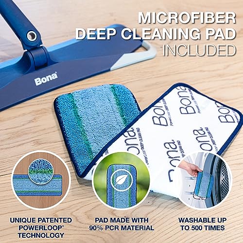 Microfiber Floor Mop with Microfiber Cleaning Pad and Microfiber Dusting Pad W72082