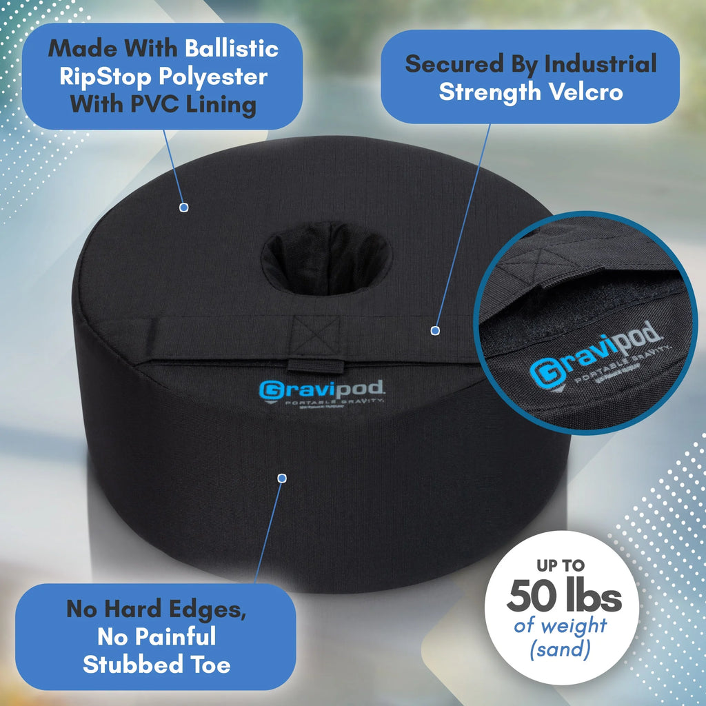14" Round Umbrella Base Weight Bag O950073