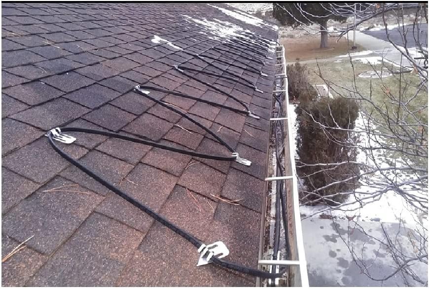 140 feet 8 Watts Per Foot Roof Snow De-Icing Heating Cable R431