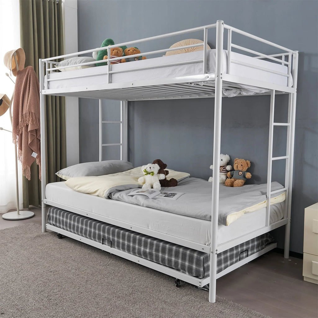 Twin over Twin Steel Bunk Beds M6649
