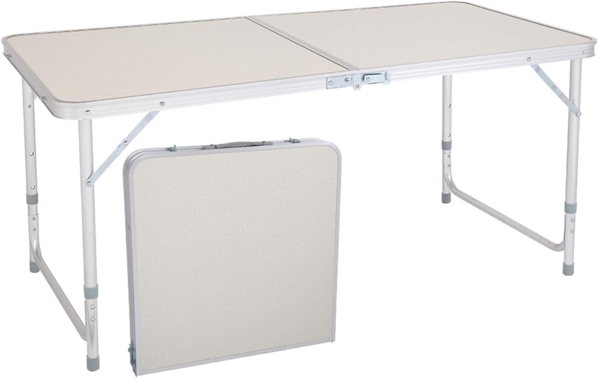 4FT Aluminum Folding Camping Table, Pack of 2 W8725