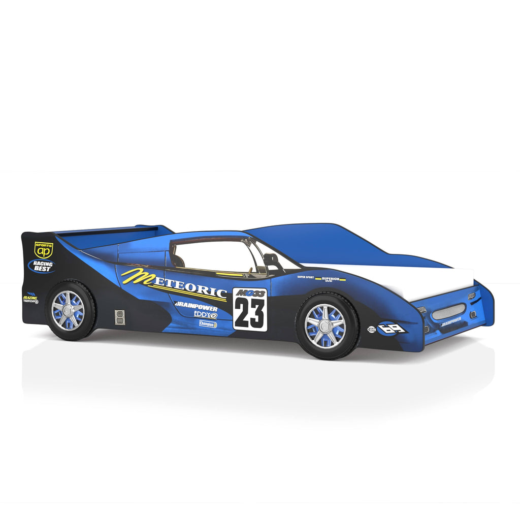 Blue Race Car Youth Bed S551906