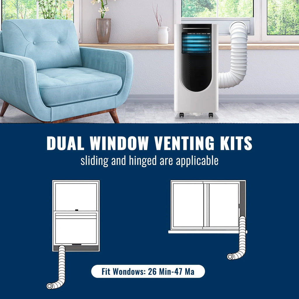 5000BTU Portable Air Conditioner with Dehumidifier & Fan W435